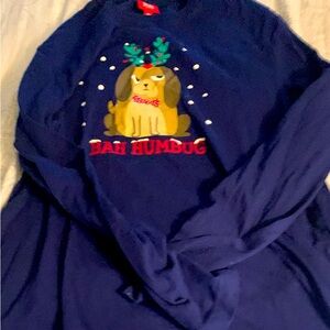 Christmas pajamas Bah Humbug for family.